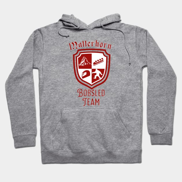 Matterhorn Bobsled Team Hoodie by EnchantedTikiTees